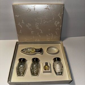 Vintage Ralph Lauren Elegant Glass Perfume Set